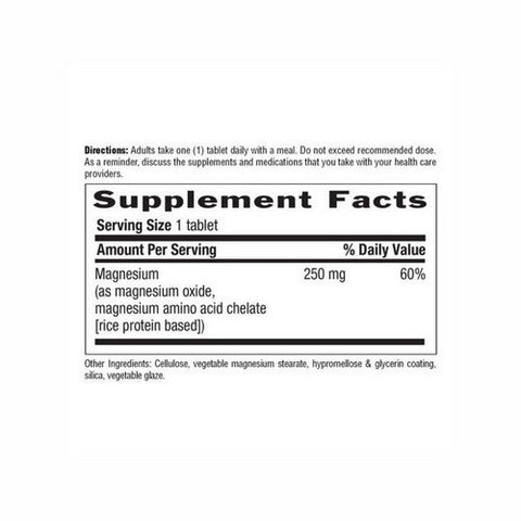 Country Life, Chelated Magnesium, 250 MG, 90 Tabs Country Life