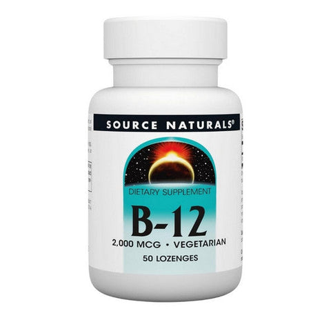 Source Naturals, Vitamin B-12, 2000 mcg, 50 Tabs Source Naturals