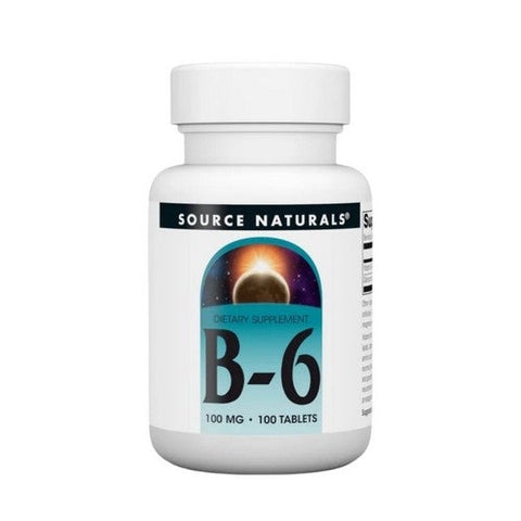 Source Naturals, Vitamin B-6, 100 mg, 100 Tabs Source Naturals