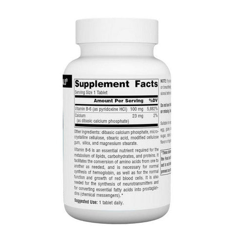 Source Naturals, Vitamin B-6, 100 mg, 250 Tabs Source Naturals