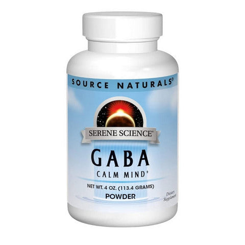 Source Naturals, Gaba, Powder 4 oz Source Naturals