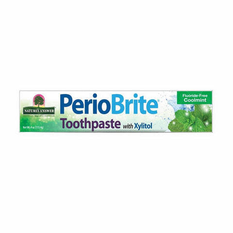 Nature's Answer, PerioBrite Toothpaste With Xylitol Cool Mint, 4 Oz Nature's Answer