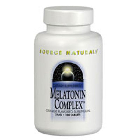 Source Naturals, Melatonin Complex Peppermint, 3 mg, 100 Tabs Source Naturals