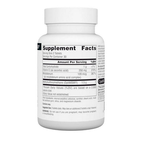 Source Naturals, MSM (Methylsulfonylmethane) with Vitamin C, 750 mg, 60 Tabs Source Naturals