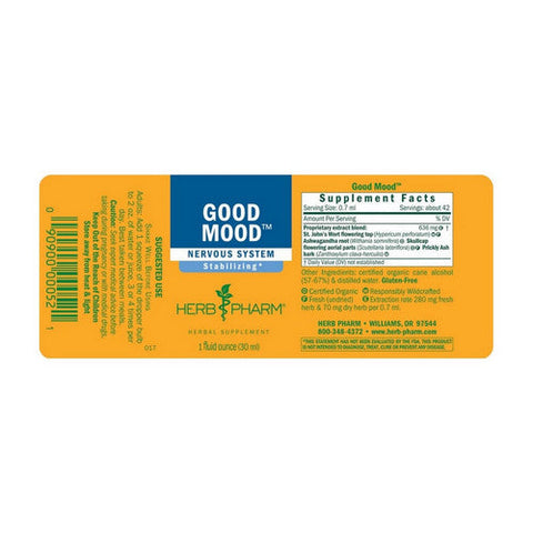 Herb Pharm, Good Mood, 1 Oz Herb Pharm