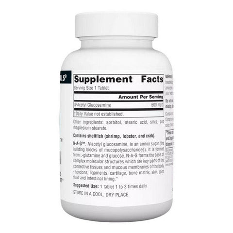 Source Naturals, N-A-G, 500 mg, 120 Tabs Source Naturals