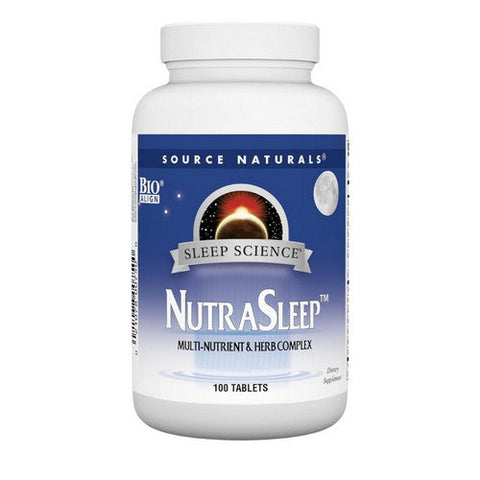 Source Naturals, Sleep Science Nutrasleep, 100 Tabs Source Naturals