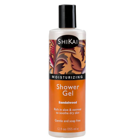 Shikai, Moisturizing Shower Gel, Sandalwood Amber 12 OZ Shikai