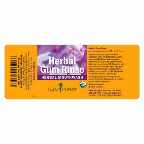 Herb Pharm, Herbal Gum Rinse, 4 Oz Herb Pharm