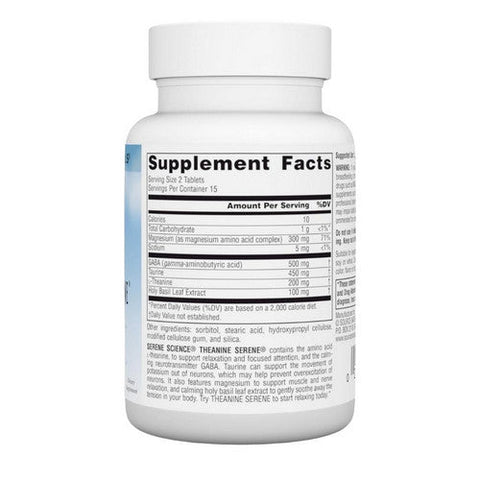 Source Naturals, Theanine Serene, 30 Tabs Source Naturals