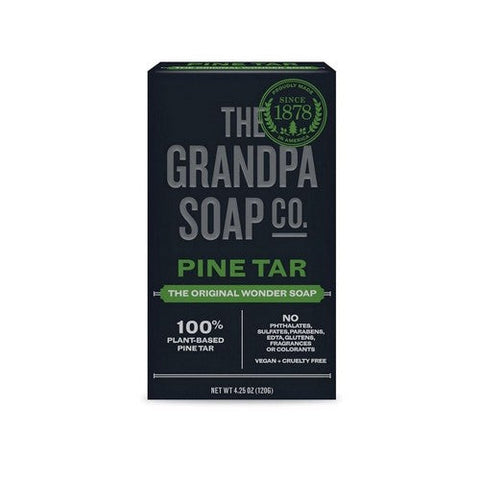 Grandpa's Brands Company, Pine Tar Soap, Bath Size 4.25 Oz Grandpa's Brands Company