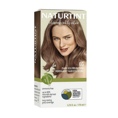 Naturtint, Permanent Hair Color 6G Dark Golden Blonde, 5.07 Oz Naturtint