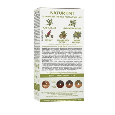 Naturtint, Permanent Hair Color 7C Terracotta Blonde, 5.07 Oz Naturtint