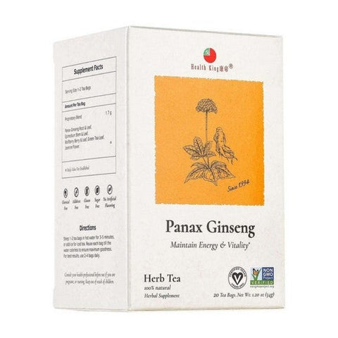 Health King, Panax Ginseng Tea, 20bg Health King