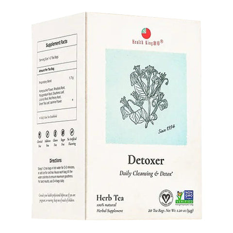 Health King, Detoxer Herb Tea, 20 Bags Health King