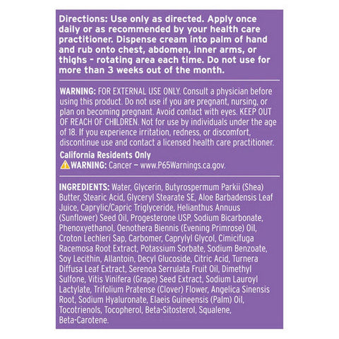 Life-Flo, Progesta-Care, Plus 4OZ with Phyto estrogen Life-Flo