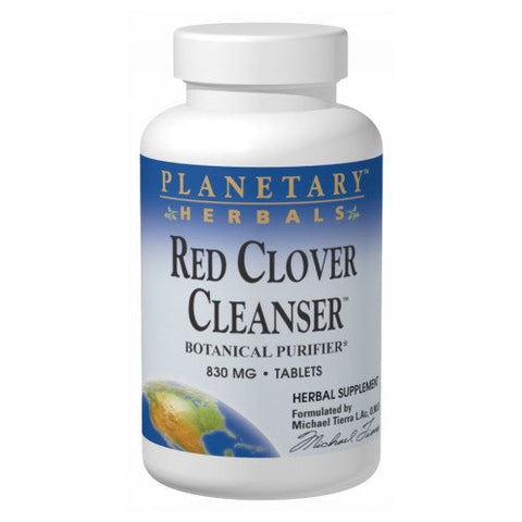Planetary Herbals, Red Clover Cleanser, 72 Tabs Planetary Herbals