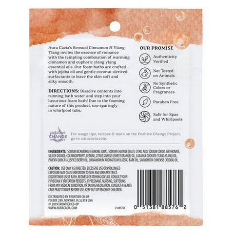 Aura Cacia, Aromatherapy Foam Bath, Cinnamon Ylang 2.5 oz Aura Cacia