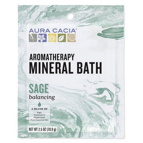 Aura Cacia, Mineral Bath, Balancing Sage, 2.5 Oz Aura Cacia