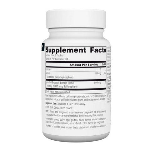 Source Naturals, Broccoli Sprouts Extract, 250 Mg, 60 Tabs Source Naturals
