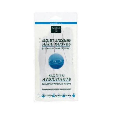 Earth Therapeutics, Moisturizing Hand Gloves, White, Pair Earth Therapeutics