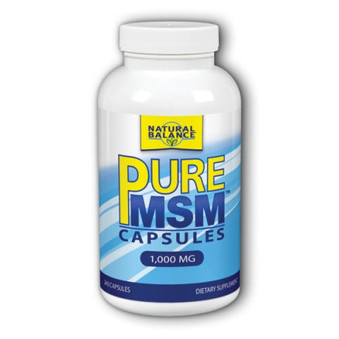 Natural Balance (Formerly known as Trimedica), MSM, 1000 mg, 240 Caps Natural Balance (Formerly known as Trimedica)