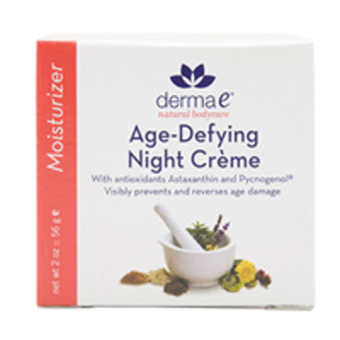 Derma e, Astazanthin & Pycnogenol Night Creme, Age Defying Moisturizer, 2 oz Derma e