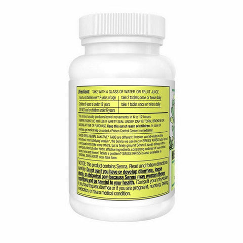 Swiss Kriss, Herbal Laxative, 250 Taba Swiss Kriss