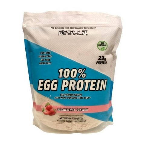 Healthy 'n Fit, 100% Egg Protein Strawberry Passion, 12 Oz Healthy 'n Fit