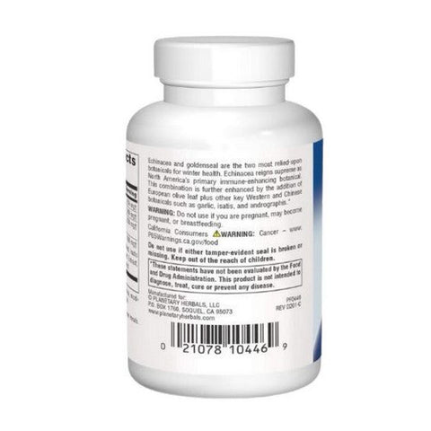 Planetary Herbals, Echinacea-Goldenseal, with Olive Leaf 60 Tabs Planetary Herbals