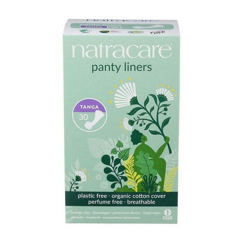 Natracare, Panty Liners Organic Cotton Cover Tanga, 30 Count Natracare