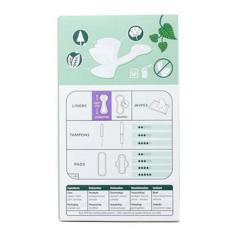 Natracare, Panty Liners Organic Cotton Cover Tanga, 30 Count Natracare
