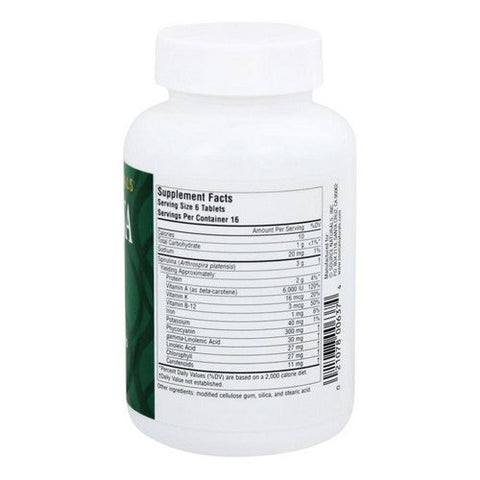 Source Naturals, Spirulina, 500 MG, 100 Tabs Source Naturals