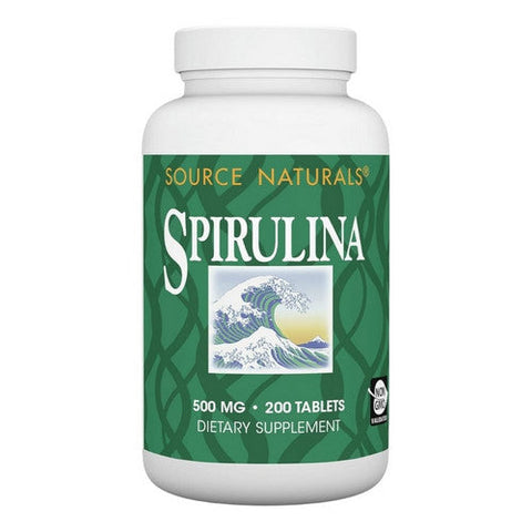 Source Naturals, Spirulina, 500 MG, 200 Tabs Source Naturals