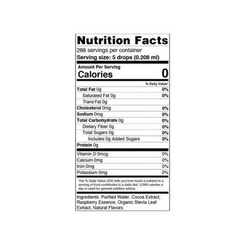 Sweetleaf Stevia, Sweet Drops Flavored Stevia Sweetener Chocolate Raspberry, 2 Oz Sweetleaf Stevia