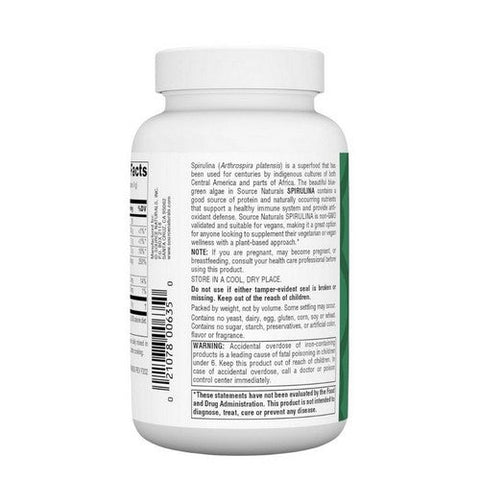 Source Naturals, Spirulina Powder, Powder 4 Oz Source Naturals