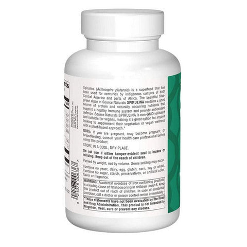 Source Naturals, Spirulina Powder, Powder 8 Oz Source Naturals