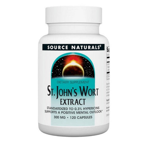 Source Naturals, St. John's Wort, 300 MG, 120 Caps Source Naturals
