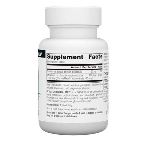 Source Naturals, Ultra Chromium GTF, 200 Mcg, 120 Tabs Source Naturals