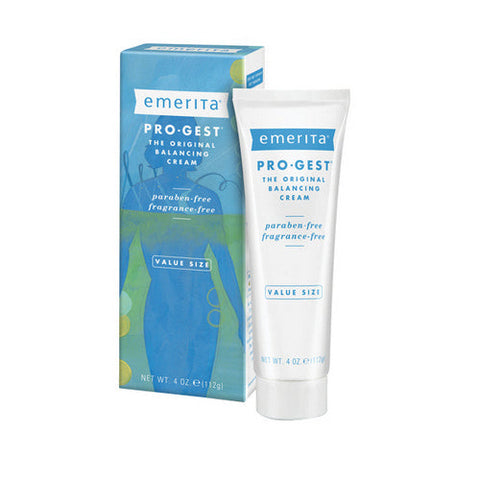 Emerita, Pro-Gest Cream, 4 Oz, Paraben Free Emerita