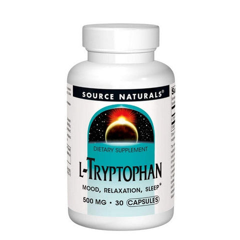 Source Naturals, L-Tryptophan, 500 MG, 30 Caps Source Naturals