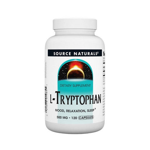 Source Naturals, L-Tryptophan, 500 MG, 120 Caps Source Naturals