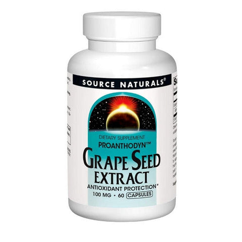 Source Naturals, Proanthodyn, 100 mg, Grape Seed Extract Capsules 60 caps Source Naturals