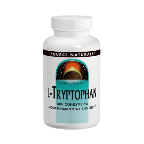 Source Naturals, L-Tryptophan, 500 mg, Powder 50 Grams Source Naturals