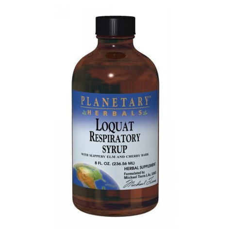 Planetary Herbals, Loquat Respiratory Syrup, 4 fl oz Planetary Herbals
