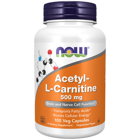 Now Foods, Acetyl-L Carnitine, 500 mg, 100 Caps Now Foods
