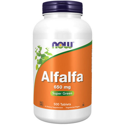 Now Foods, Alfalfa, 650 Mg, 500 Tabs Now Foods