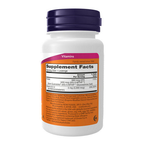 Now Foods, Methyl B-12, 5,000 Mcg, 60 Lozenges Now Foods