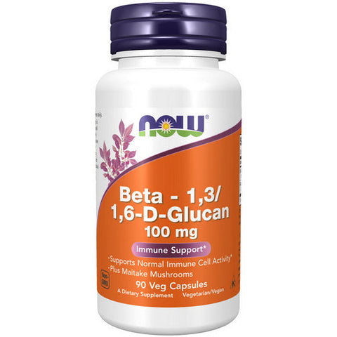 Now Foods, Beta 1-3/1-6- D -Glucan, 100 mg, 90 Veg Caps Now Foods