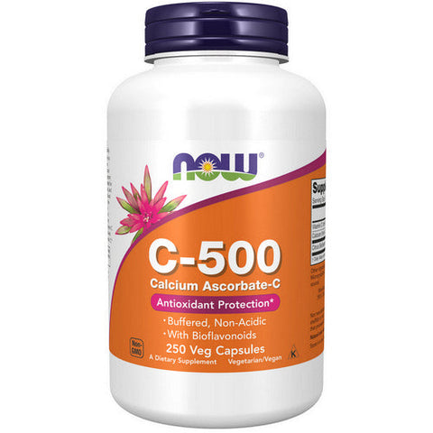 Now Foods, Vitamin C-500 Calcium Ascorbate-C, ASCORBATE, 250 Veg Caps Now Foods